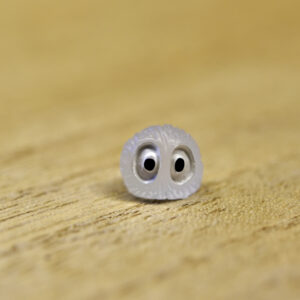 Mini Leuchtfigur mit großen Augen – Glow-in-the-Dark Deko