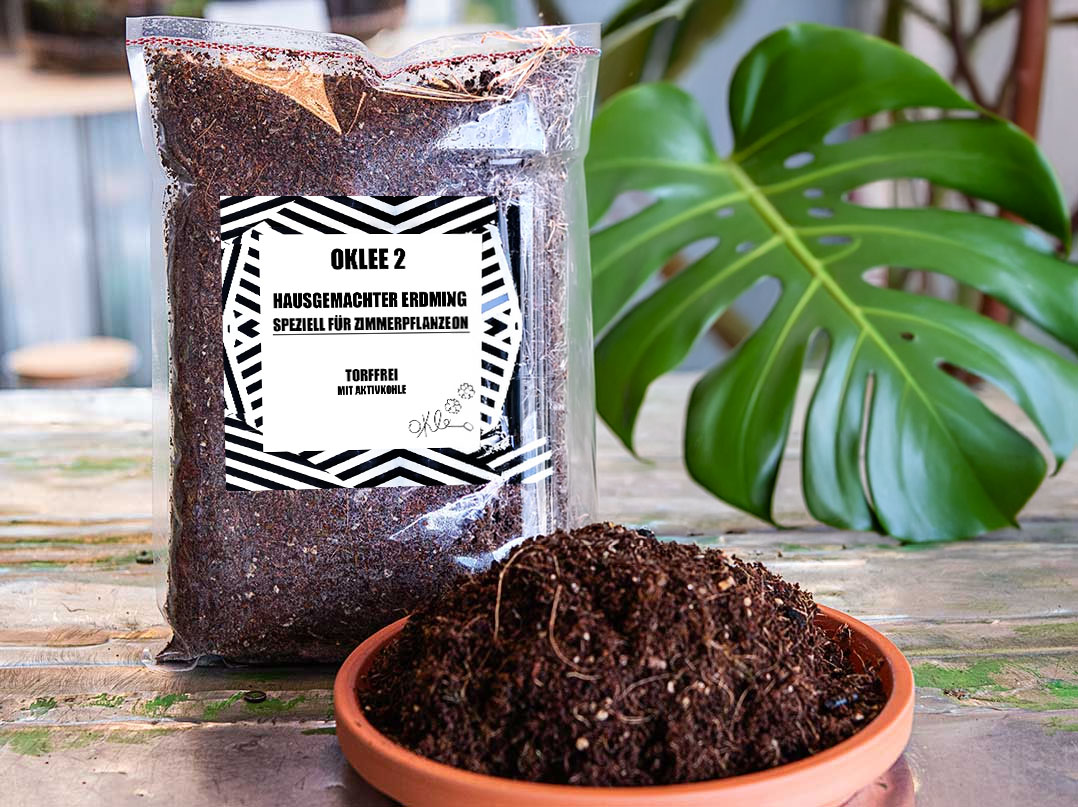 oKlee 2 Hausgemachter Erdmix - Speziell für Zimmerpflanzen (torffrei)